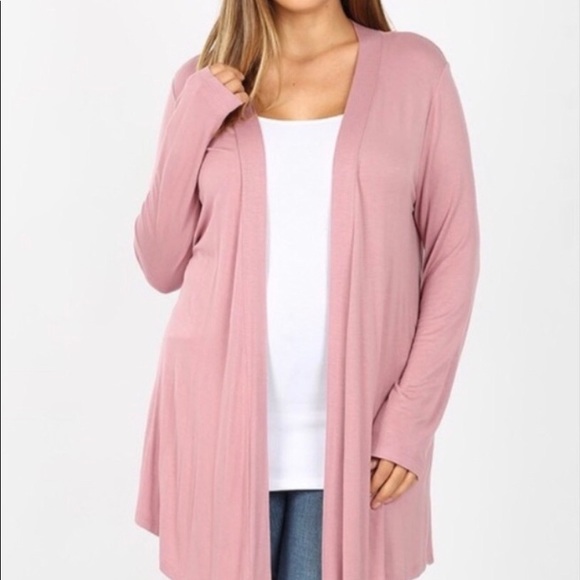 💼🌸Plus Size🌸🐝Light Rose Cardigan ‼️ - Picture 3 of 6
